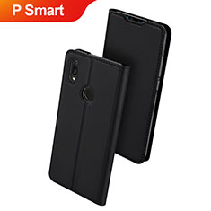 Handytasche Stand Schutzhülle Leder L01 für Huawei P Smart (2019) Schwarz