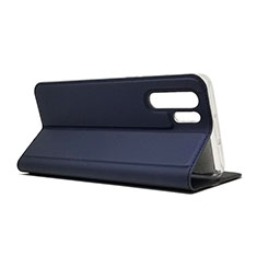 Handytasche Stand Schutzhülle Leder L01 für Huawei P30 Pro New Edition Blau