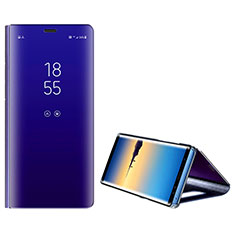 Handytasche Stand Schutzhülle Leder L01 für Samsung Galaxy Note 8 Duos N950F Violett
