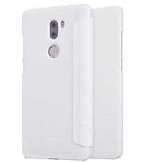 Handytasche Stand Schutzhülle Leder L01 für Xiaomi Mi 5S Plus Weiß