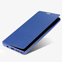 Handytasche Stand Schutzhülle Leder L03 für Samsung Galaxy Note 8 Duos N950F Blau