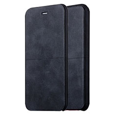 Handytasche Stand Schutzhülle Leder L04 für Apple iPhone 6S Schwarz