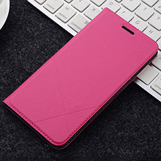 Handytasche Stand Schutzhülle Leder L04 für OnePlus 5T A5010 Pink