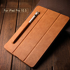 Handytasche Stand Schutzhülle mit Pencil Halter Apple iPad Pro 10.5 Braun
