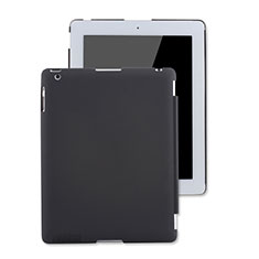 Hülle Kunststoff Schutzhülle Matt für Apple iPad 2 Schwarz