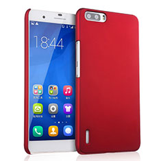Hülle Kunststoff Schutzhülle Matt für Huawei Honor 6 Plus Rot