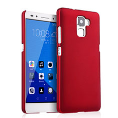 Hülle Kunststoff Schutzhülle Matt für Huawei Honor 7 Dual SIM Rot