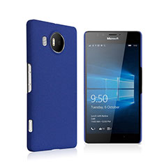 Hülle Kunststoff Schutzhülle Matt für Microsoft Lumia 950 XL Blau