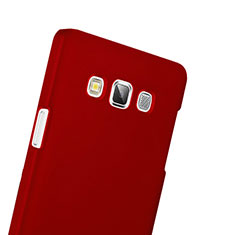 Hülle Kunststoff Schutzhülle Matt für Samsung Galaxy A3 Duos SM-A300F Rot