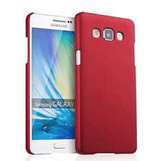 Hülle Kunststoff Schutzhülle Matt für Samsung Galaxy A5 SM-500F Rot