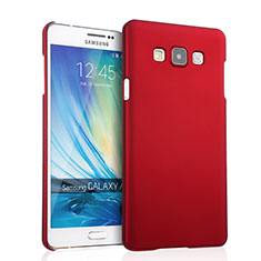 Hülle Kunststoff Schutzhülle Matt für Samsung Galaxy A7 Duos SM-A700F A700FD Rot