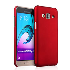 Hülle Kunststoff Schutzhülle Matt für Samsung Galaxy Amp Prime J320P J320M Rot
