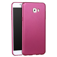 Hülle Kunststoff Schutzhülle Matt für Samsung Galaxy C7 Pro C7010 Violett