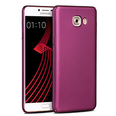 Hülle Kunststoff Schutzhülle Matt für Samsung Galaxy C9 Pro C9000 Violett