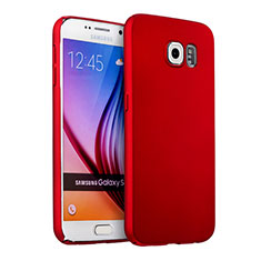 Hülle Kunststoff Schutzhülle Matt für Samsung Galaxy S6 Duos SM-G920F G9200 Rot