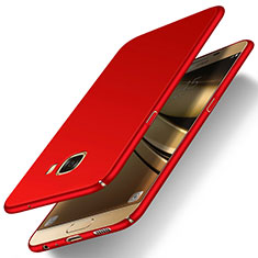 Hülle Kunststoff Schutzhülle Matt M01 für Samsung Galaxy C7 SM-C7000 Rot