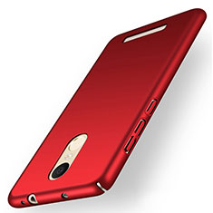 Hülle Kunststoff Schutzhülle Matt M01 für Xiaomi Redmi Note 3 Rot