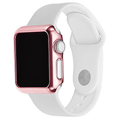 Hülle Luxus Aluminium Metall Rahmen C03 für Apple iWatch 2 42mm Rosa