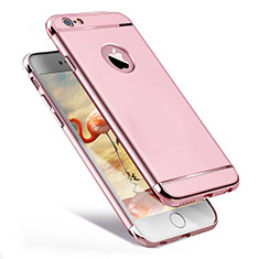 Hülle Luxus Metall Rahmen und Kunststoff für Apple iPhone 6 Rosa