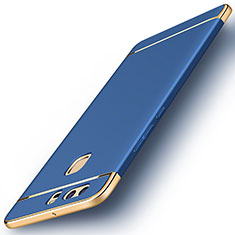 Hülle Luxus Metall Rahmen und Kunststoff für Huawei P9 Blau