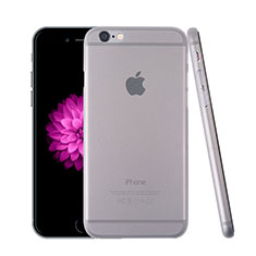 Hülle Ultra Dünn Schutzhülle Durchsichtig Transparent Matt für Apple iPhone 6 Grau