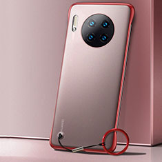 Hülle Ultra Dünn Schutzhülle Tasche Durchsichtig Transparent Matt für Huawei Mate 30 Rot