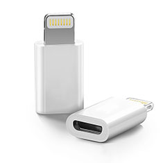 Kabel Android Micro USB auf Lightning USB H01 für Apple iPhone 14 Plus Weiß