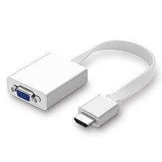 Kabel HDMI-Stecker auf VGA H01 für Apple MacBook Air 13.3 2018 Weiß