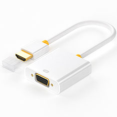 Kabel HDMI-Stecker auf VGA H02 für Samsung Galaxy Book Flex 13.3 NP930QCG Weiß