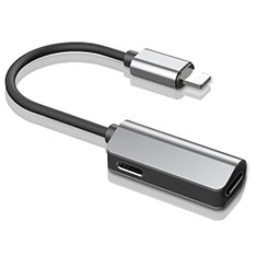 Kabel Lightning USB H01 für Apple iPad Pro 11 (2020) Silber