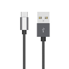 Kabel Micro USB Android Universal A19 für Oneplus Nord N100 Grau