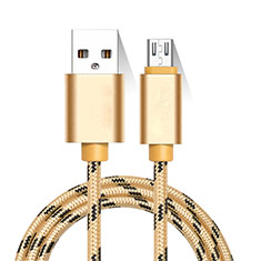Kabel Micro USB Android Universal M01 Gold
