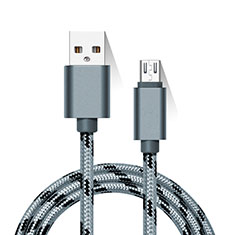 Kabel Micro USB Android Universal M01 für Sony Xperia 10 Grau