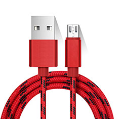 Kabel Micro USB Android Universal M01 für Oppo F17 Rot
