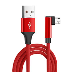 Kabel Micro USB Android Universal M04 für Motorola Moto E7 Plus Rot