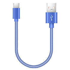 Kabel Type-C Android Universal 20cm S02 für Huawei Honor 20S Blau