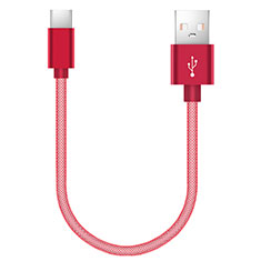 Kabel Type-C Android Universal 20cm S02 für Oneplus Nord N100 Rot