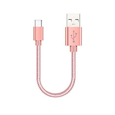 Kabel Type-C Android Universal 30cm S05 für Oppo Reno3 A Rosegold