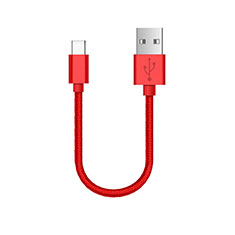 Kabel Type-C Android Universal 30cm S05 für Oppo F17 Rot