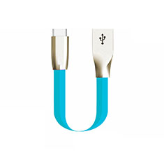 Kabel Type-C Android Universal 30cm S06 für Apple iPhone 15 Blau