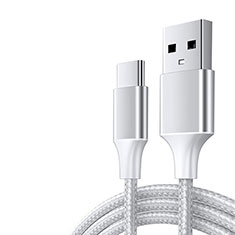 Kabel Type-C Android Universal 3A H04 für Apple iPad Pro 12.9 (2022) Weiß