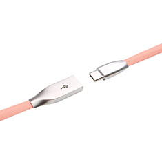 Kabel Type-C Android Universal T03 für Wiko Jerry 2 Rosa