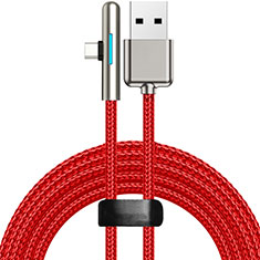 Kabel Type-C Android Universal T25 für Motorola Moto Edge S Pro 5G Rot
