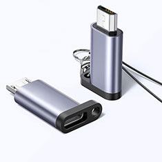 Kabel Type-C USB-C auf Mocro USB-B H02 für Apple iPhone 15 Dunkelgrau