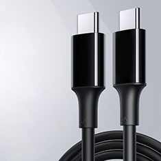 Kabel Type-C USB-C auf Type-C USB-C 100W H04 für Apple MacBook Pro 13 2020 Schwarz