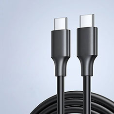 Kabel Type-C USB-C auf Type-C USB-C 60W H04 für Apple iPad Air 5 10.9 (2022) Schwarz