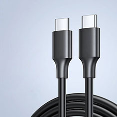 Kabel Type-C USB-C auf Type-C USB-C 60W H04 für Samsung Galaxy Book Flex 13.3 NP930QCG Schwarz