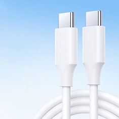 Kabel Type-C USB-C auf Type-C USB-C 60W H04 Weiß