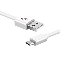 Kabel USB 2.0 Android Universal A02 für Huawei MediaPad M3 Lite 10.1 BAH-W09 Weiß
