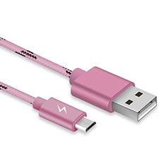 Kabel USB 2.0 Android Universal A03 für Nokia X6 Rosegold